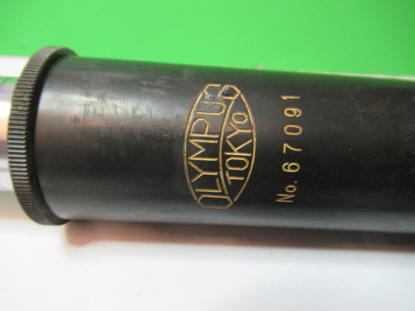 Antique Olympus Japan Tubus + Nosepiece Microscope Part