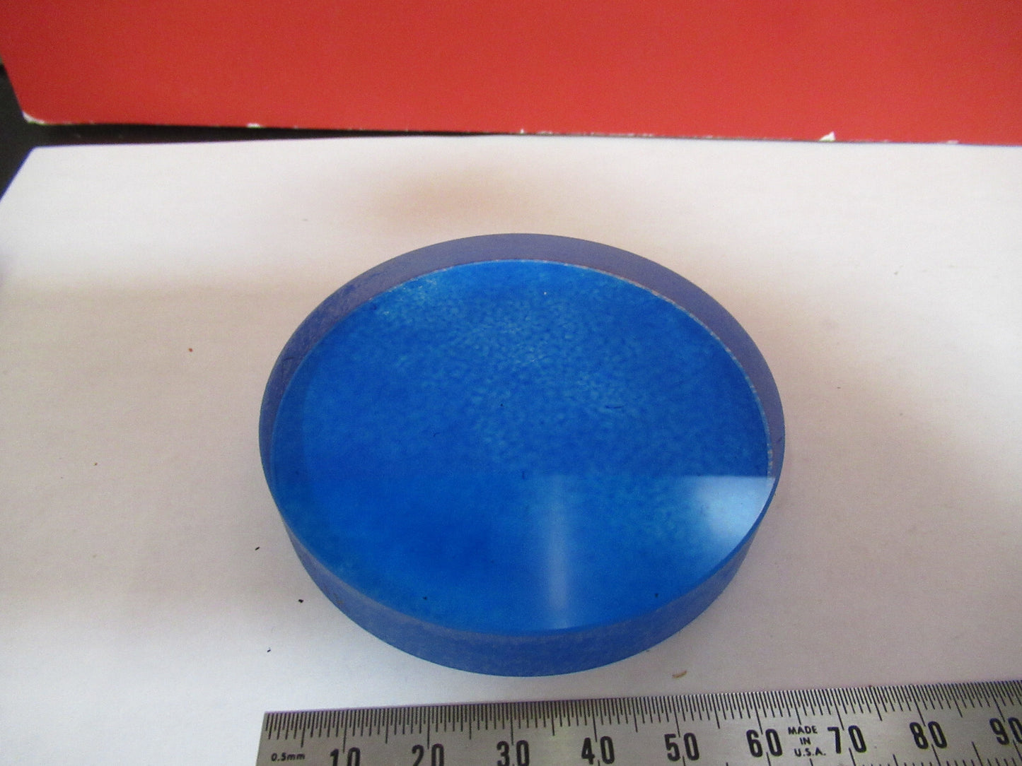 OPTICAL FLAT COATED FUSED SILICA PRO ZYGO LASER OPTICS AS PICTURED T9-A-29