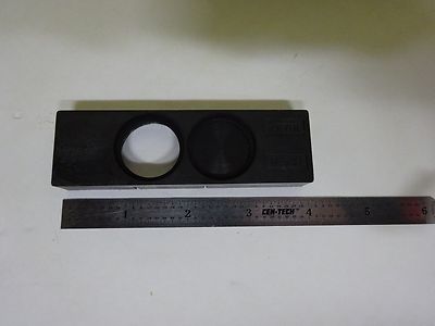 MICROSCOPE PART NIKON SHUT / CLEAR PATH SLIDE OPTICS AS IS BIN#W5-22