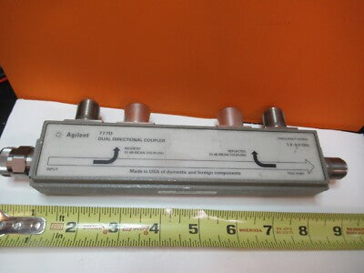 HP AGILENT 777D 4 GHz DIRECTIONAL COUPLER EMI TEST RF MICROWAVE AS PIC &17-B-07
