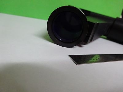 MICROSCOPE PART OPTICAL POLYVAR REICHERT LEICA CONFOCAL OPTICS AS IS BIN#W2-13