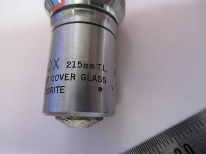 BAUSCH LOMB 50X    /215mm OBJECTIVE LENS MICROSCOPE PART AS PICTURED T8-B-18