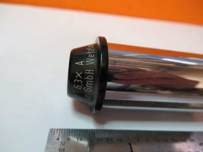 RARE ERNST LEITZ EYEPIECE 6.3X OPTICS MICROSCOPE PART AS PICTURED &A2-A-10