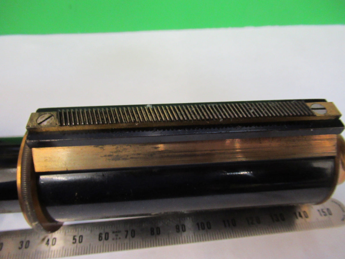 ANTIQUE BAUSCH LOMB TUBUS BRASS MICROSCOPE PART AS PICTURED S1-B-03