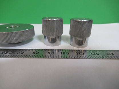 OLYMPUS JAPAN SET OF KNOBS  MICROSCOPE PART AS PICTURED Z9-A-217