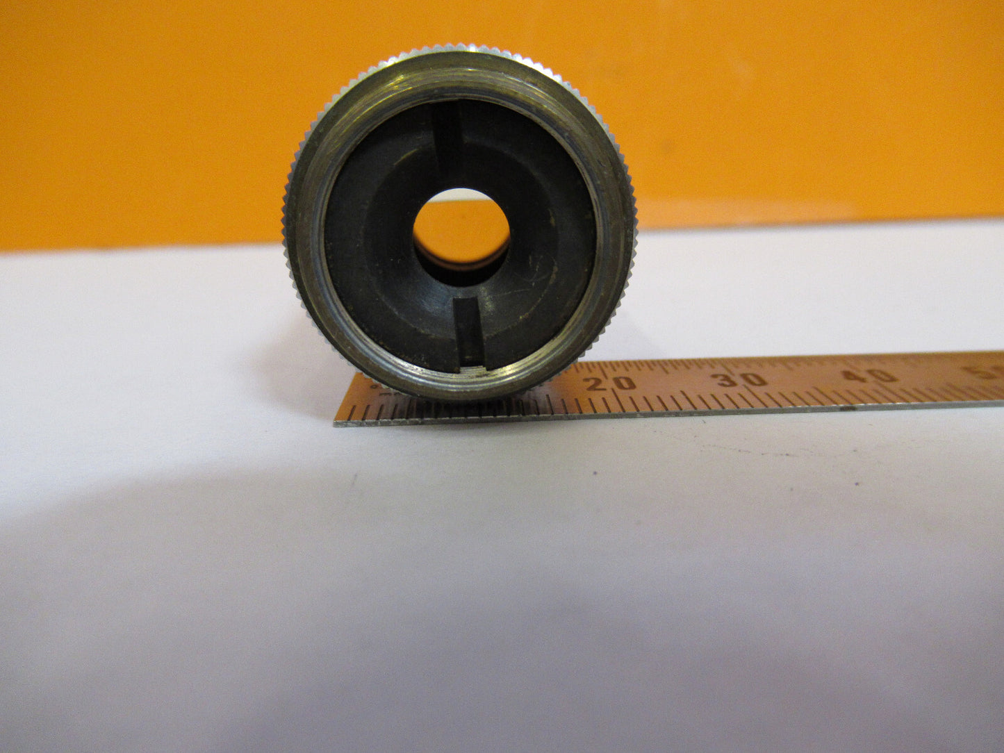 MICROSCOPE INDUSTRIAL OBJECTIVE BAUSCH LOMB FLAT FIELD 40X OPTICS AS IS Y3-A-91