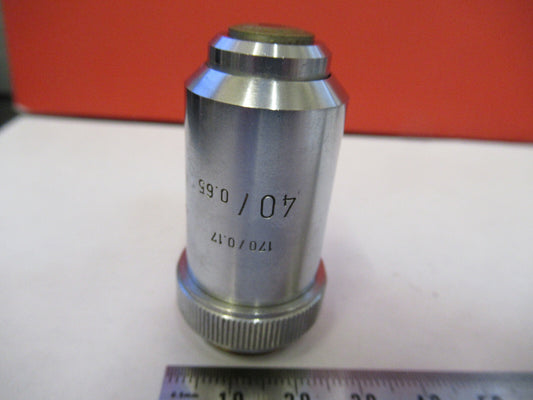 Ernst Leitz Wetzlar Objective 40X /170 Lens Microscope Part