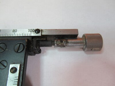ANTIQUE JAPAN STAGE CLIPS MICROMETER XY MICROSCOPE PART AS PICTURED &7B-B-64