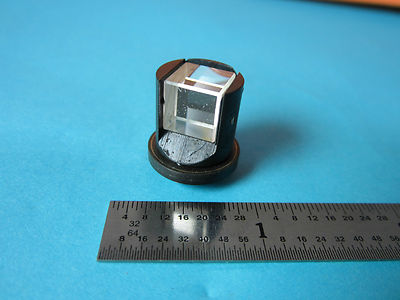 OPTICAL MICROSCOPE PART MOUNTED BEAM SPLITTER ZEISS GERMANY OPTICS BIN#D2-20