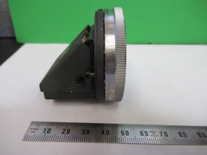 CARL ZEISS GERMANY ILLUMINATOR LENS + IRIS MICROSCOPE PART AS PICTURED X9-B-88