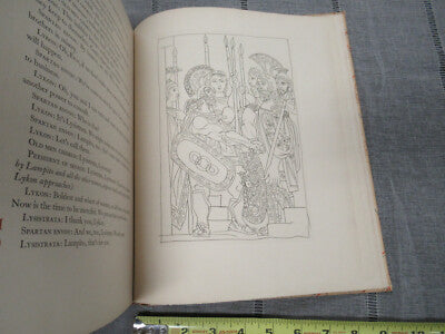 Antique Book Lysistrata 1934 Pablo Picasso Signed with Six Original Etchings