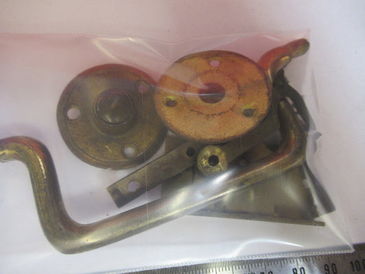 Antique Lock Pieces for cabinet Beck UK Microscope Part