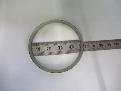 OPTICAL CONVEX CONCAVE LENS THICK GLASS MIL SPEC OPTICS AS PICTURED V3-A-07