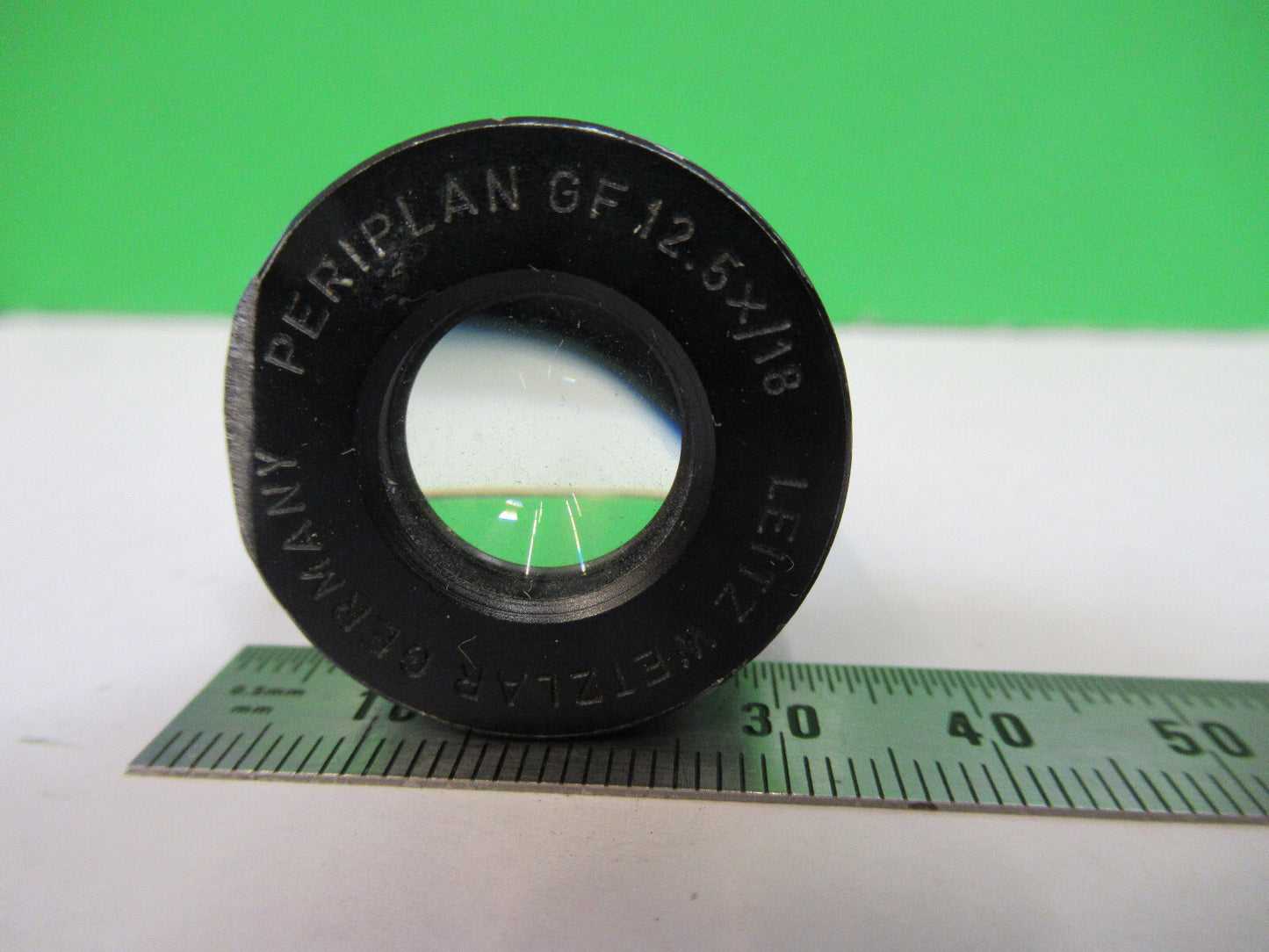 MICROSCOPE PART EYEPIECE LEITZ WETZLAR GF OPTICS 12.5X/10 AS PICTURED &P4-B-82