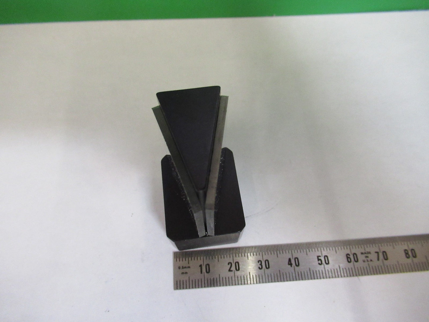 OPTICS OLYMPUS JAPAN DOUBLE FLAT MOUNTED MIRROR OPTICAL AS PICTURED T4-A-18