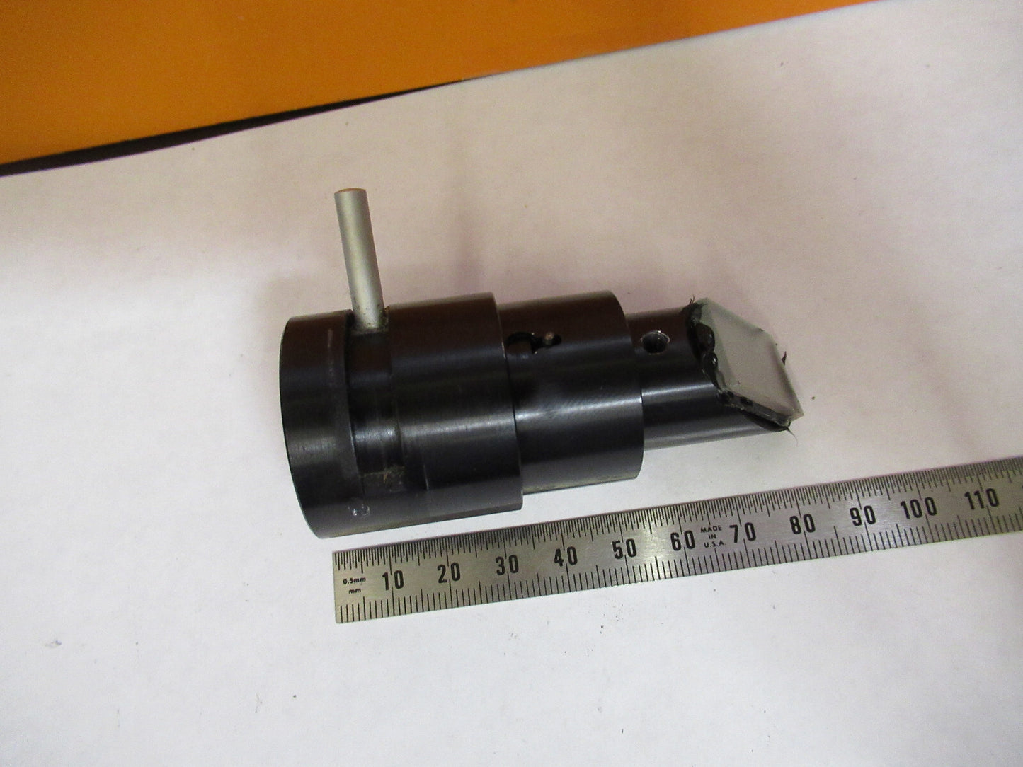 BAUSCH LOMB MIRROR + IRIS  OPTICS MICROSCOPE PART AS PICTURED Y3-A-42