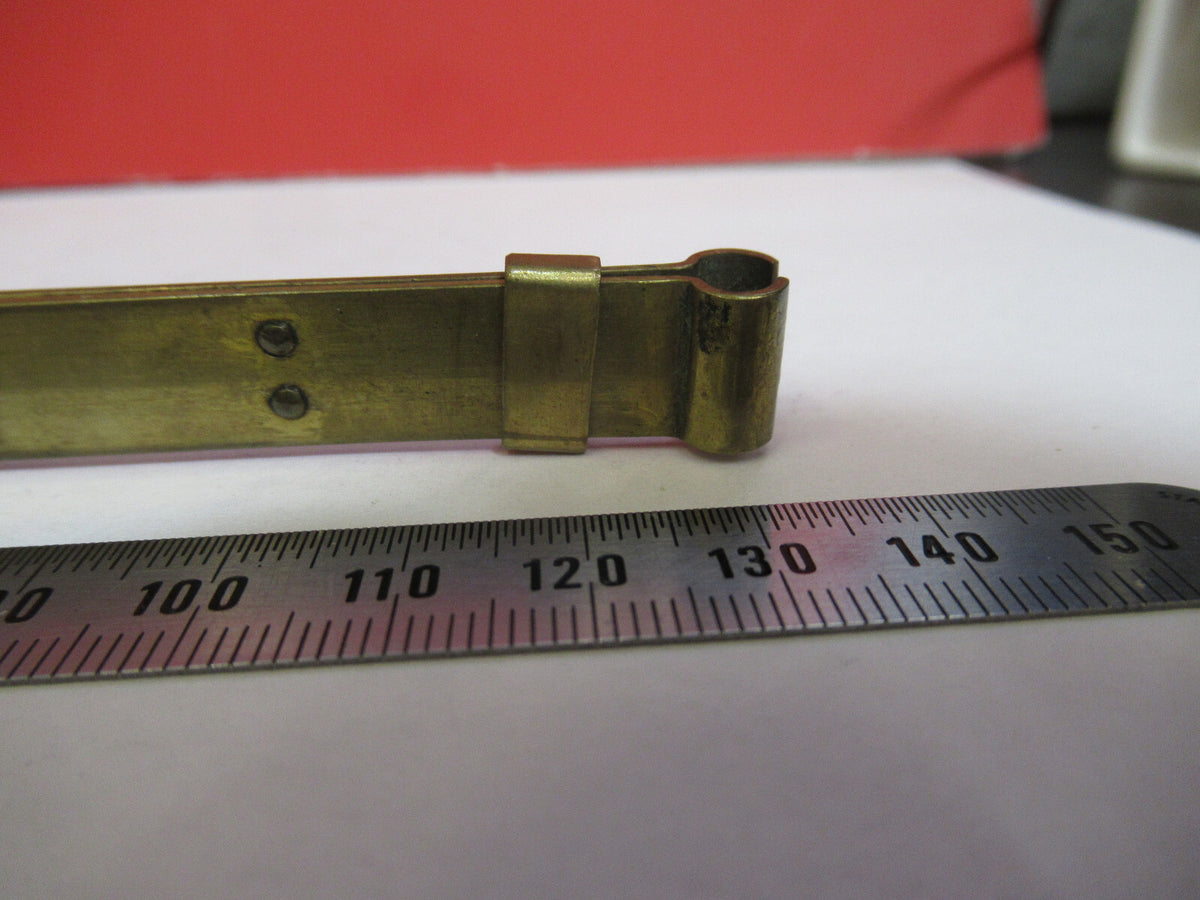 Antique Brass UK Beck Metal Holder Microscope Part