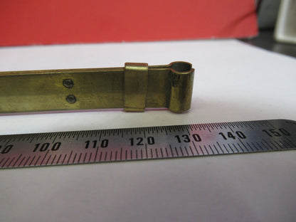 Antique Brass UK Beck Metal Holder Microscope Part