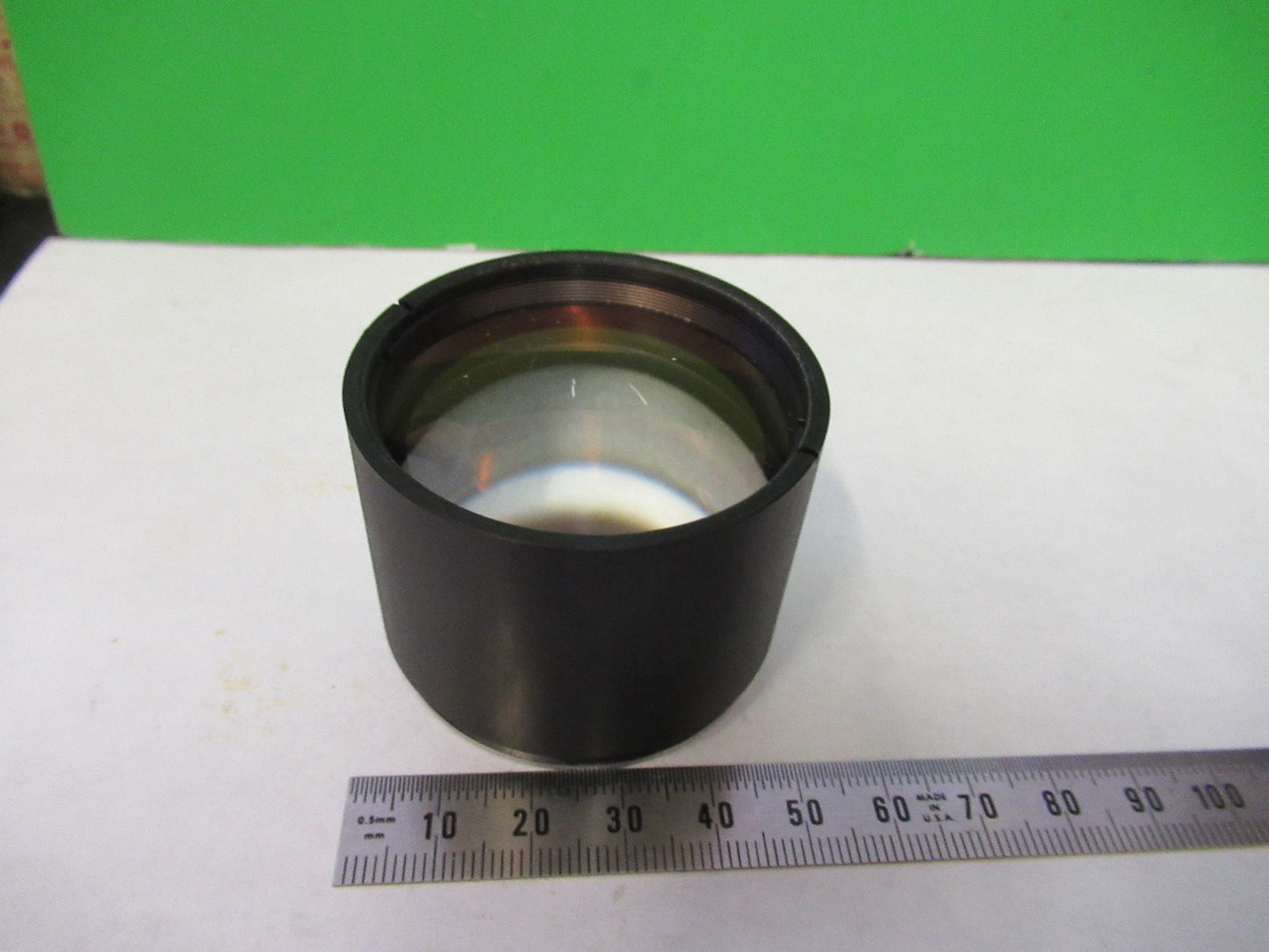 AUS JENA GERMANY MOUNTED LENS POLARIZER MICROSCOPE PART AS PICTURED V8-B-19