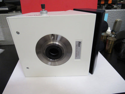 LEICA LEITZ GERMANY DMRB TRINOCULAR HEAD MICROSCOPE PART AS PICTURED T5-A-03