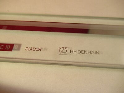 HEIDENHAIN DIADUR OPTICAL POSITIONING RULER MICROSCOPE PART AS PICTURED &1E-B-88