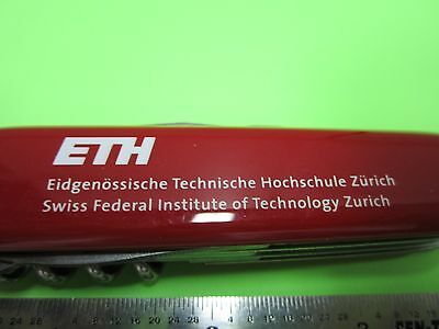 PROMO ETH SWISS INSTITUTE TECHNOLOGY ZURICH SWISS ARMY KNIFE   BIN#37