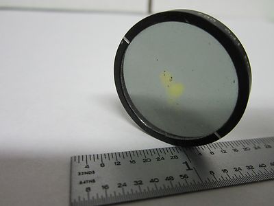 MICROSCOPE PART POLARIZER POL ANALYZER [burnt spot]  OPTICS BIN#P5-32