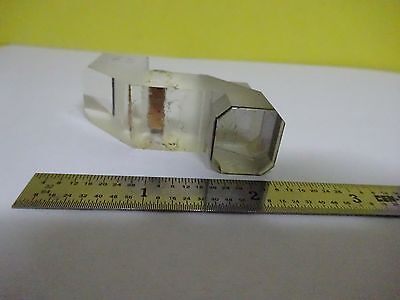 MICROSCOPE PART REICHERT AUSTRIA PRISM OPTICS AS IS BIN#X1-28