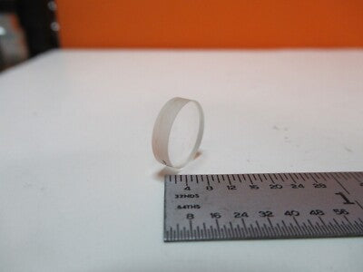 OPTICAL MIL SPEC COATED FLAT LENS LASER OPTICS AS PICTURED &FT-5-34