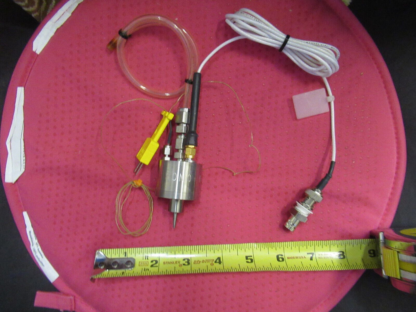 SONO-TEK ULTRASONIC LIQUID DIFFUSER APPLICATOR NOZZLE AS PICTURED #G3-FT-03