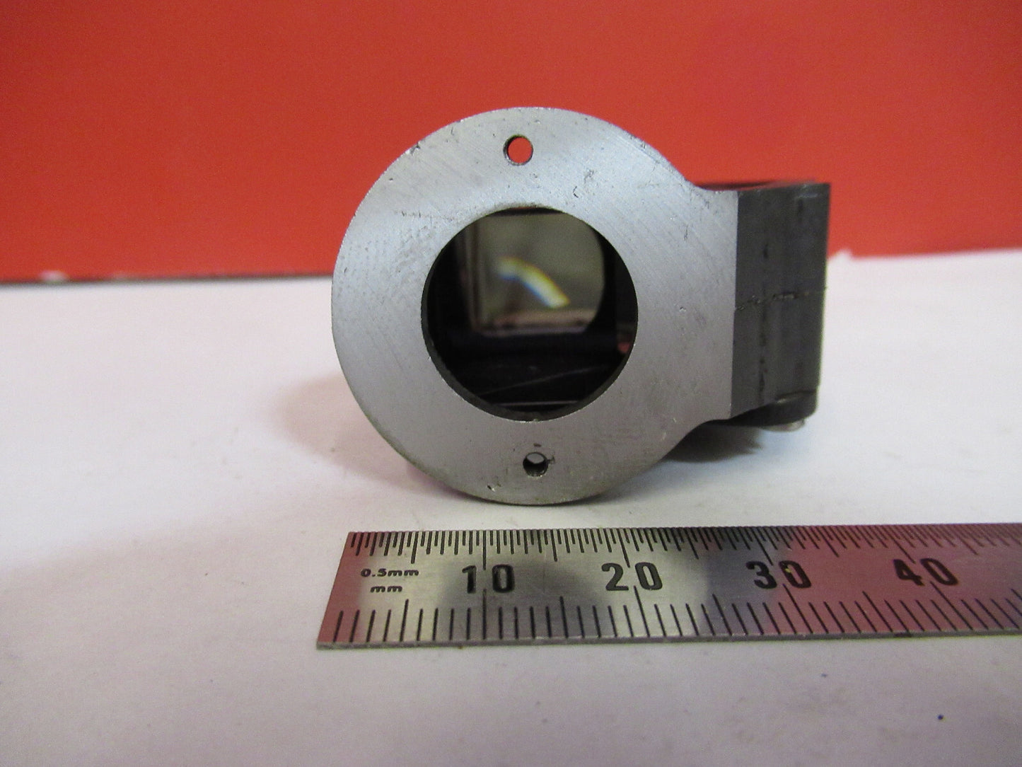 Antique Bausch & Lomb Optics Glass Prism Microscope Part