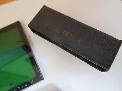 ANTIKE WRATTEN FILTER EASTMAN KODAK OPTICS MIKROSKOPTEIL WIE ABGEBILDET &amp;7B-B-71