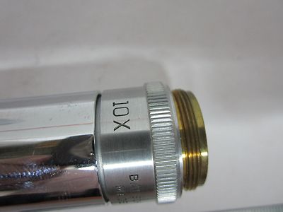 MIKROSKOPTEIL INDUSTRIELLE BAUSCH LOMB 10X OBJEKTIVOPTIK AS IS BIN#J8-08