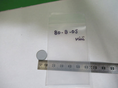 OPTICAL GLASS NEUTRAL DENSITY MIL SPEC LASER OPTICS FILTER AS PICTURED 80-B-05