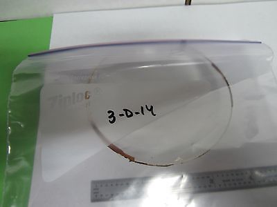 OPTICAL LARGE PLANO CONVEX LENS [chipped edge] LASER OPTICS AS IS DWR#3-D-14