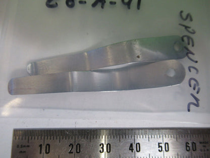 PAIR CLIPS ANTIQUE SPENCER AO MICROSCOPE PART AS PICTURED &Z8-A-41