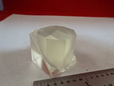 MICROSCOPE PART PRISM ASSEMBLY [chip on edge] OPTICS AS IS #AM-50