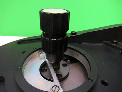 ZEISS GERMANY XY ROTABLE TABLE POLARIZER MICROSCOPE PART AS PICTURED V8-B-13
