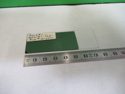 GLASS SLIDE COATED GERMANIUM THIN FILM 9,000 ANGSTROMS  AS PICTURED Z1-A-12