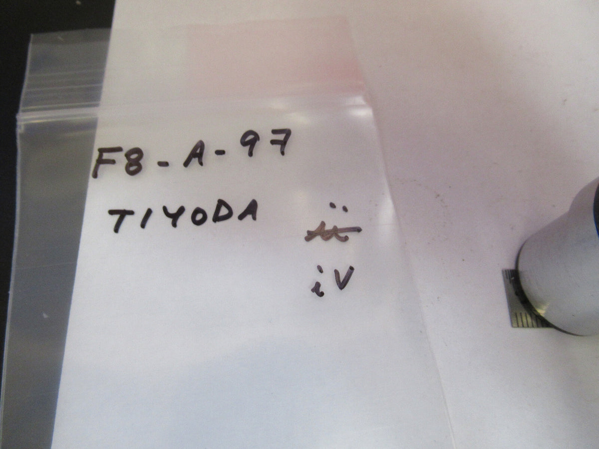 TIYODA JAPAN EYEPIECE OCULAR KW10 10X LENS MICROSCOPE PART AS PICTURED F8-A-97