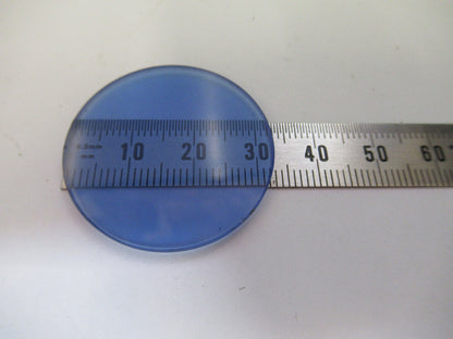 WILD HEERBRUGG SWISS BLUE FILTER GLASS MICROSCOPE PART AS PICTURED X5-A-64