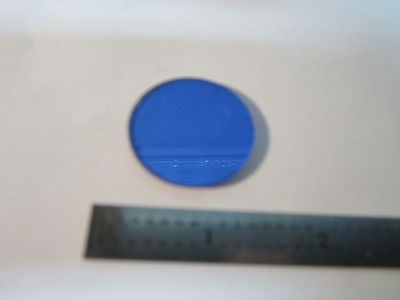 Optical Microscope Part Blue Filter Optics BIN#24-53-1 chipped on edge
