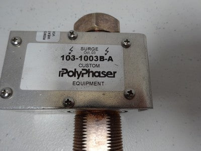 POLYPHASER 103-1003B-A SURGE PROTECTOR LIGHTING AS IS BIN#TC-4-2-H