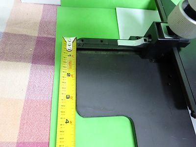 MICROSCOPE PART NICE POLYVAR REICHERT LEICA TABLE STAGE MICROMETER AS IS BIN#60