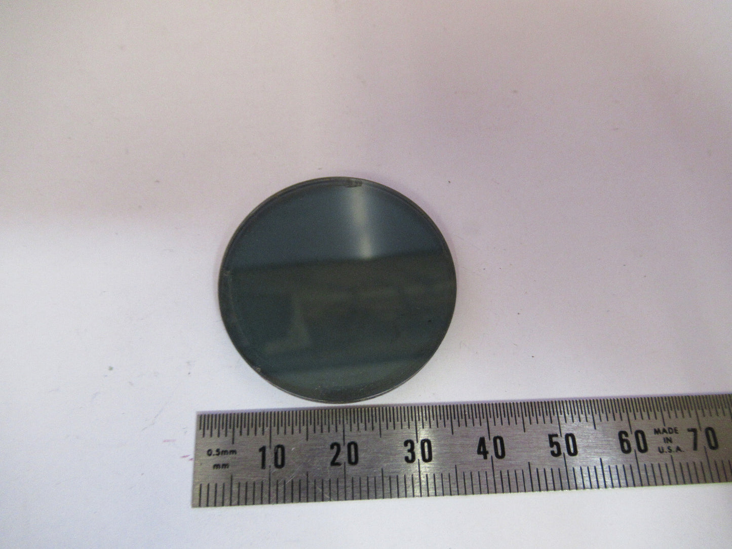 OPTICS POLARIZER POL GLASS MICROSCOPE PART OPTICAL AS PICTURED T1-A-14