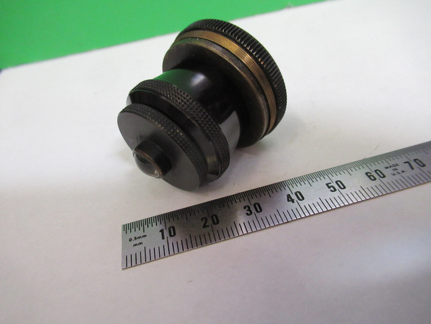 ANTIQUE BRASS  CONDENSER PART  WATSON MICROSCOPE PART AS PICTURED &R2-B-68