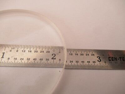 OPTICAL FLAT FUSED SILICA 2.25" DIAMETER LASER OPTICS AS PICTURED &F5-A-02