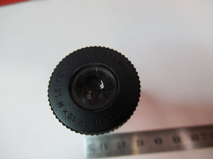 LEITZ WETZLAR GERMANY 10X M GF EYEPIECE LENS MICROSCOPE PART AS PICTURED V7-A-80