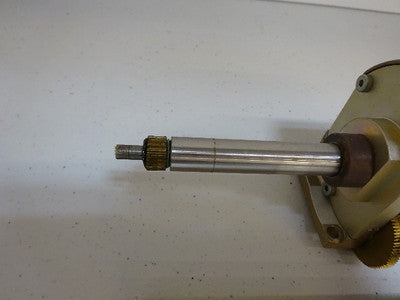 MICROSCOPE PART POLYVAR REICHERT LEICA STAGE MICROMETER ASSEMBLY AS IS #AL-04