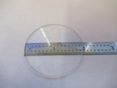 OPTICAL PLANO GLASS ROUND DIFFUSER ILLUMINATOR PLATE OPTICS AS PICTURED &3K-A-17